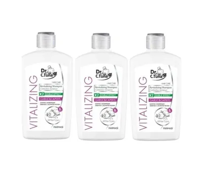 Farmasi Dr. C. Tuna Vitalizing Sarımsaklı Şampuan 500 ml 3'lü