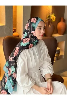 Modakaşmir Fiori Desen Lina Şal
