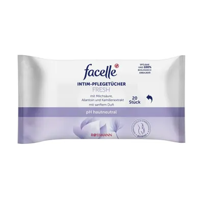 Facelle Dış Genital Bölge Bakım Mendilleri 20 adet