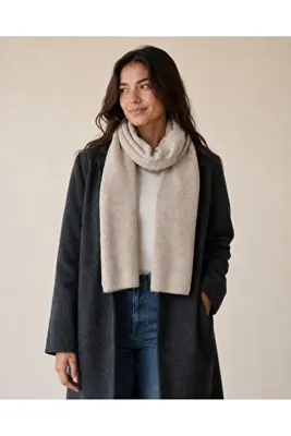 Sebir Moda Tek Renk Klasik Atkı