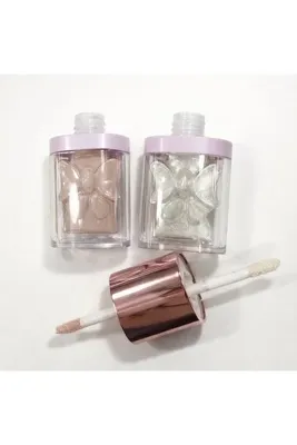 MAKYAJ ✨ Kelebek Tasarımlı Işıltılı Highlighter Seti – 2’li Aydınlatıcı Ürünü 💄