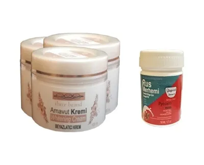 Ml Three Brand Arnavut Kremi Whitens Cream Tümbölge Aklık Kremi 50
