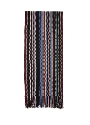Missoni Çok Renkli Siyah Kadın Yün Atkı