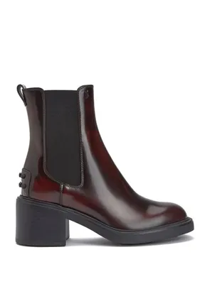 Tod's Koyu Kahverengi Kadın Deri Bot