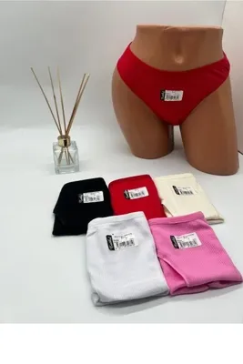 Tutku Kadın Renkli Kaşkorse Bikini Külot 12'lı