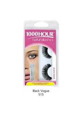 1000 Hour Doğal Takma Kirpik - Black Vogue