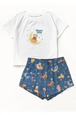 Silona Homewear Zezex Winnie The Pooh Süpersoft Şort Takımı