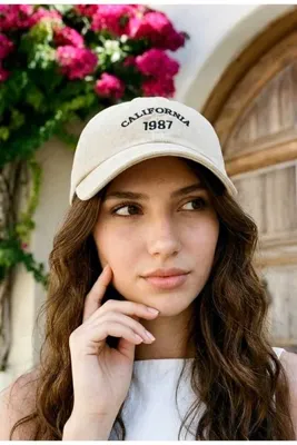 LAGRANZE SANTORO California 1987 Nakışlı Şapka | Vintage Premium Unisex Cap