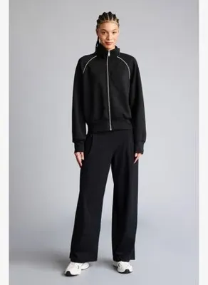 Defacto Esnek Kumaş Wide Leg Cepli Geniş Paça Beli Lastikli Uzun Sporcu Pantolon G7082AX25WN