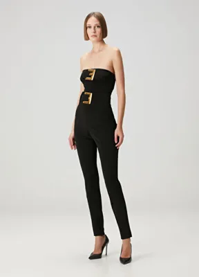 Balmain Siyah Kemerli Pantolon