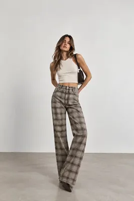 CEBBUTİK KARELİ KOT PANTOLON