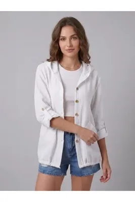 Beril Kara Butik Müslin Ceket Gömlek