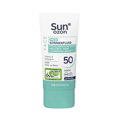 Sun Ozon Sunozon MED Güneş Koruyucu Yüz Kremi 50SPF 50 ml