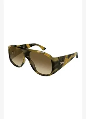 Chloe Chloé CH0347S 005 Havana Square Kadın Güneş Gözlüğü