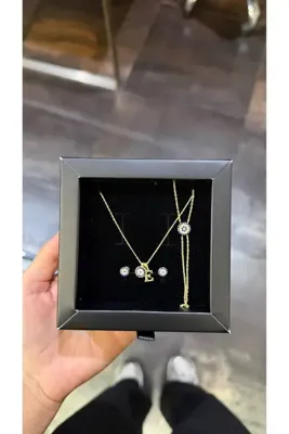 yare jewelry küpe hediyeli nazar boncuk set
