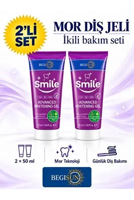 Begisun Begısun Smile Advanced Diş Beyazlatma Jeli 2'li Set 50 ml + 50 ml