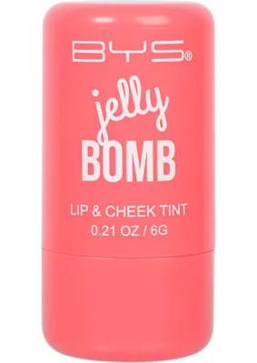 BYS Jelly Bomb Lip & Cheek Tint Coral Crush (Mercan Ton) – Dudak & Yanak Için Nem Veren, Canlı Tint
