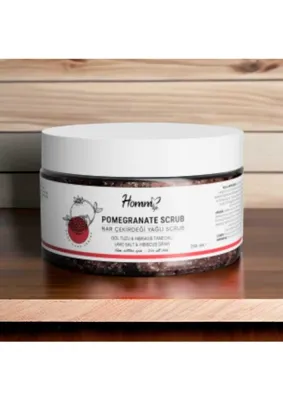 Esplendor Homm Bitkisel Nar Çekirdeği Yağlı Bitki Tanecikli Scrub, 250 ml
