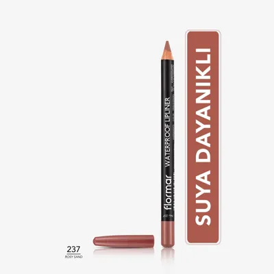 Flormar Suya Dayanıklı ve Yoğun Pigmentli Mat Dudak Kalemi 238 Pure Rose