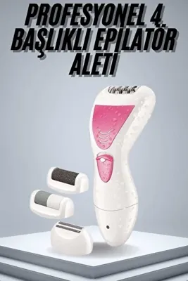 Mestore Epilatör Cihazı Epilasyon Aleti Çoklu Başlık Seçeneği Ayak Törpüsü
