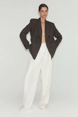 H&M Dekoratif Düğmeli Kruvaze Blazer