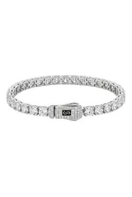 neslyaccessories Monaco Su Yolu Silver Bileklik (20 cm)