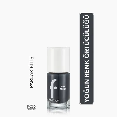 Flormar Full Color Ekstra Yoğun Pigmentli Oje FC30 New Rock