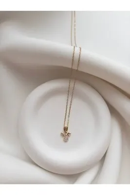 Minne Jewelry-Accessory Ateş Böceği Figürlü Minimal Çelik Kolye - Zarif Minimal Kolye