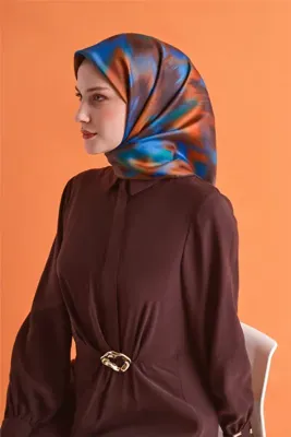 Armine Batik Desenli Sura İpek Eşarp 9605DS