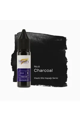 HANAFY Charcoal No6 15ml Kalıcı Makyaj Eyeliner Pigmenti