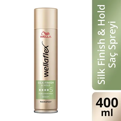 Wella flex Silk Finish and Hold Ultra Strong Hold Saç Spreyi 400ml