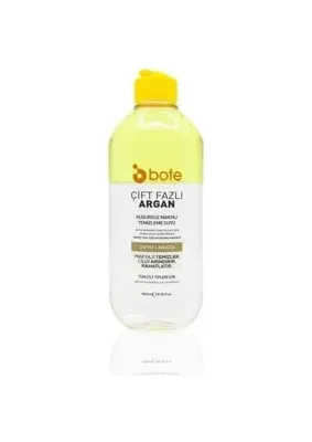 Bote Skin Care Çift Fazlı Makyaj Temizleme Suyu 400 ml Argan