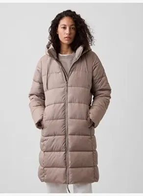 GAP Relaxed Midi Puffer Şişme Mont