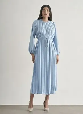 Mizalle Açık Mavi Kadın Elbise M2MZ1030120359