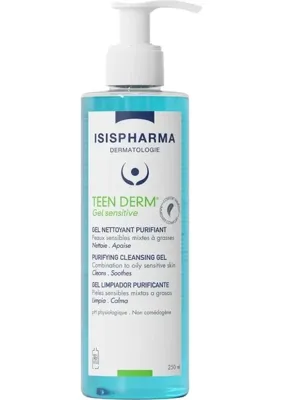ISIS PHARMA Teen Derm Gel Sensitive Cleansing Gel Temizleme Jeli-250ml