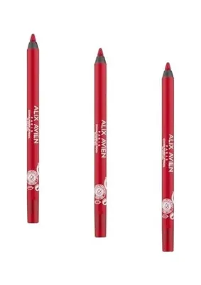 Ism Prime Prime Suya Dayanıklı Uzun Süre Kalıcı Yumuşak Dudak Kalemi - Staying Power Lip Pencil 56 Red (3 Paketi)