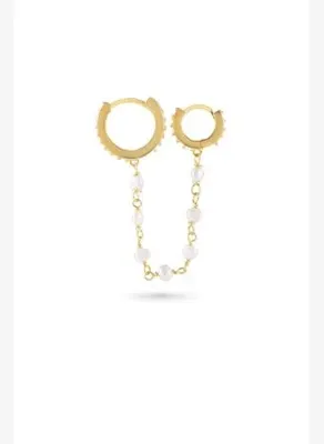 Ecru Atelier Carie İnci Küpe - Gold
