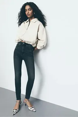 Stradivarius D09 süper yüksek bel skinny jean