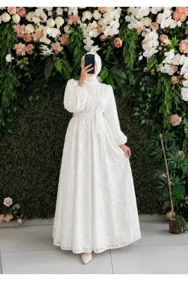 Moda Fatma Viskon yokma astarlı Elbise Kalıbı bir derece dardır