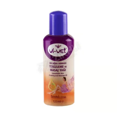 vivet1 4 ADET Vi-Vet Sir Ağda Temizleme Yağı Portakal 125 Ml