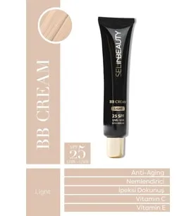 SELİNBEAUTY Selin Beauty BB Cream Light SPF25 40 ML