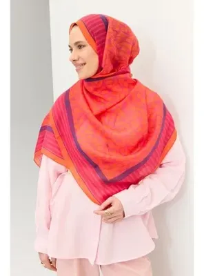 Silk Home Tencel Monare Şal Coral Fuşya
