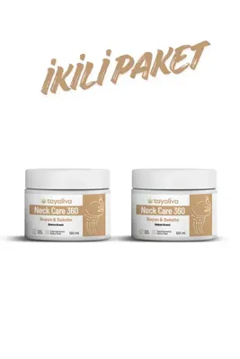 Tayaliva 2'li Set Neck Care 360 - Boyun, Çene ve Dekolte Bölgesi Sıkılaştırıcı Toparlayıcı Bakım Kremi