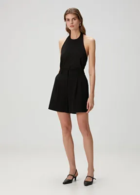 Rag&Bone Irina Refine Siyah Şort