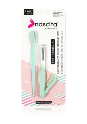 Nascita Razor Ve Taraklı Maskara Fırça Seti 2'li Nasfaceset07