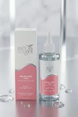 MOON ANGEL Skın Balancer Tonik Tüm Cilt Tipleri İçin Aydınlatıcı ve Dengeleyici Yüz Toniği (Vitamin C + Red Algae) 200 ml