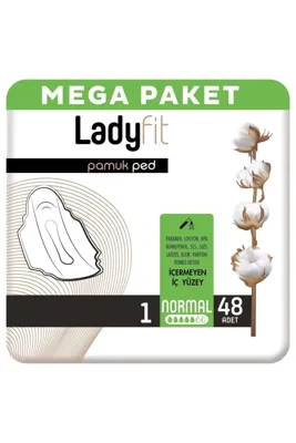 Lady Fit Ladyfit Bambu Ped Mega Normal 48 Ped