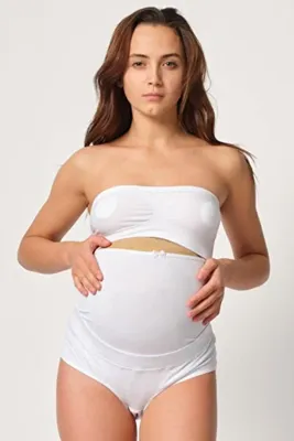 Emay BEYAZ MI 2825 Cotton Hamile Karın Destekleyici Slip Korse