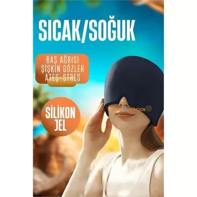 ModaCar Sıcak Soğuk Jel Yüz Maskesi Baş Ağrısı Şişmiş Gözler Gerginlik Maskesi