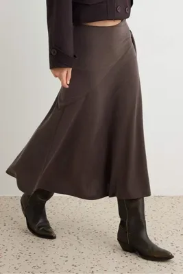 TRENDYOLMİLLA Kahverengi Etek TWOAW27ET00162